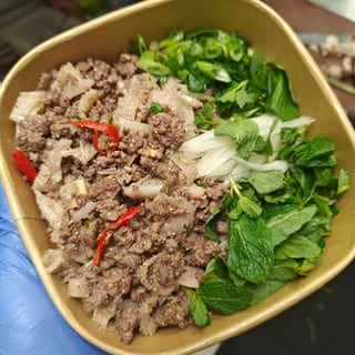 Cooked Beef Larb